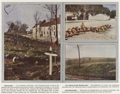 Penchard, Les Tirailleurs Marocains, Neufmontiers de Jules Gervais Courtellemont