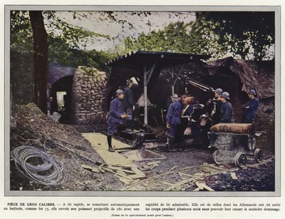 Pieza de gran calibre de Jules Gervais Courtellemont
