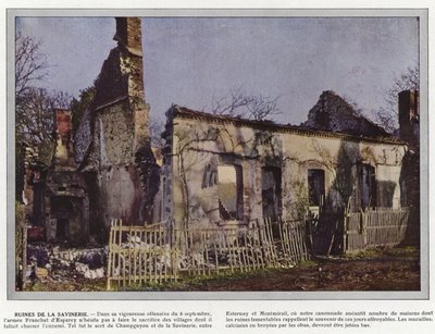 Ruinas de la Savinerie de Jules Gervais Courtellemont