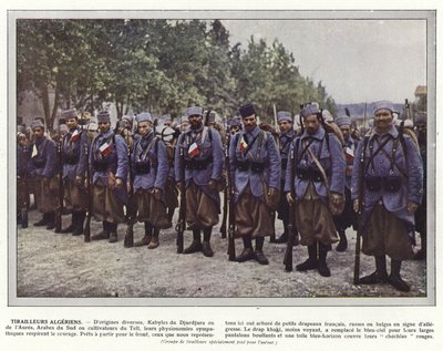 Tiradores Algerianos de Jules Gervais Courtellemont