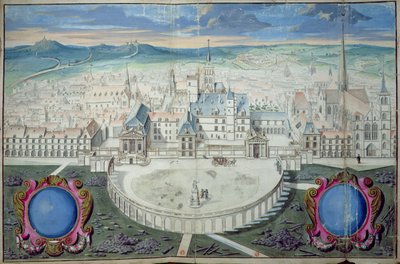 El Palacio de los Duques de Borgoña en Dijon antes de la restauración por Mansart, 1698 de Jules Hardouin Mansart