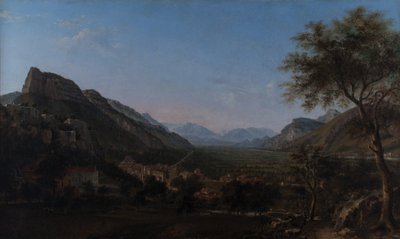 Voreppe y el valle del Isère 1853 (Óleo sobre lienzo) de Jules Jean Baptiste Guedy