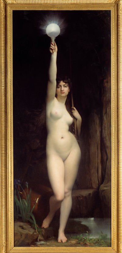 La verdad. Personificación de la verdad. de Jules Joseph Lefebvre