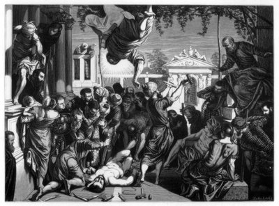 El Milagro de San Marcos Liberando al Esclavo, 1548 1870 de Jules Lavee