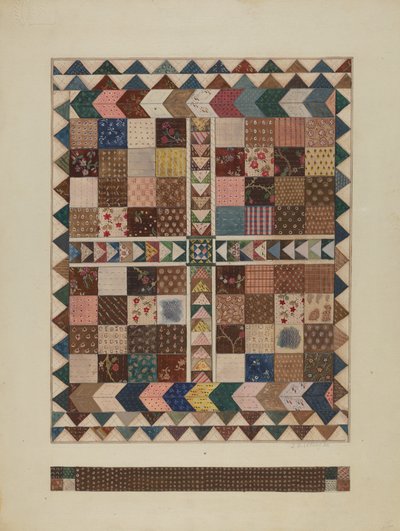 Colcha de retazos para cuna, 1935-1942 de Jules Lefevere