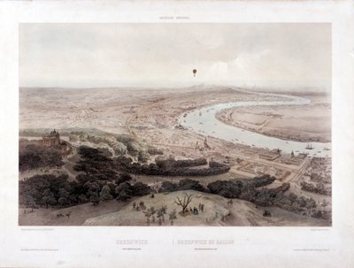 Greenwich, Londres, c. 1845 de Jules Louis Arnout