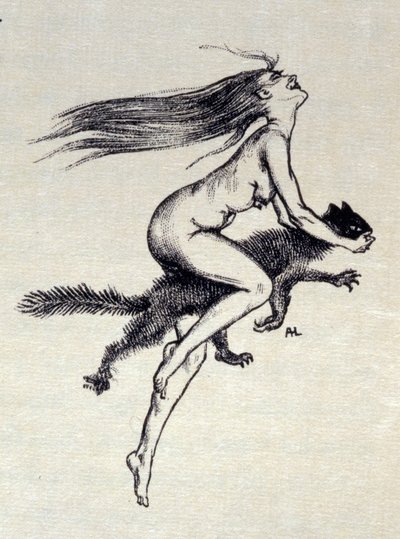 Ilustración de "A Rebours" de Joris-Karl Huysmans de Jules Marie Auguste Leroux
