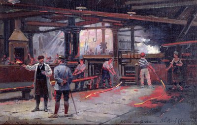 Una fábrica de guerra en St. Roch de Jules Monge