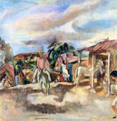Un pueblo cubano de Jules Pascin
