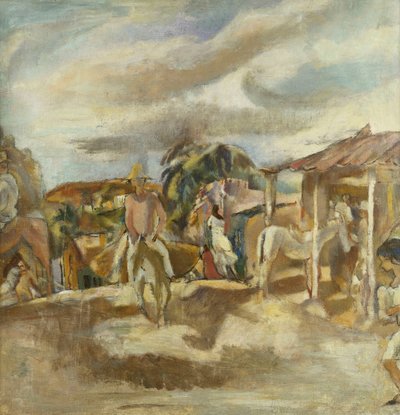 Pueblo cubano, c.1917-1918 de Jules Pascin