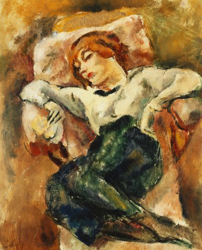 Hermine descansando, 1916 de Jules Pascin