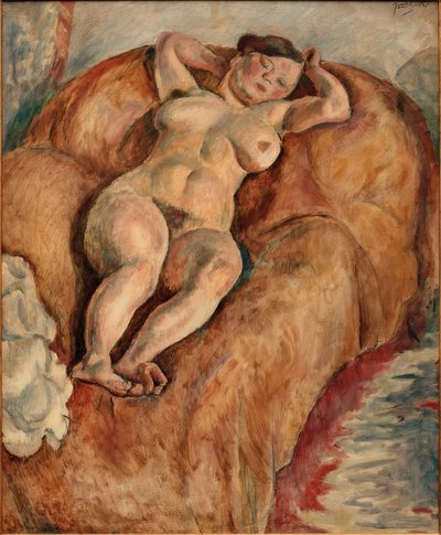 Desnudo femenino acostado de Jules Pascin