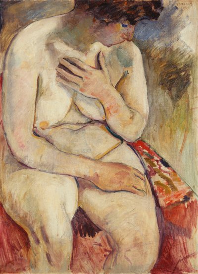 Desnudo Sentado de Jules Pascin