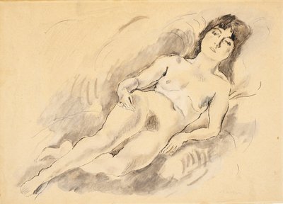 Desnudo reclinado de Jules Pascin