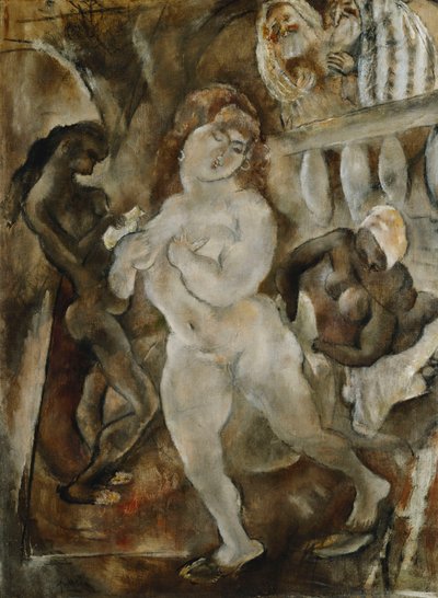 Susana y los ancianos de Jules Pascin