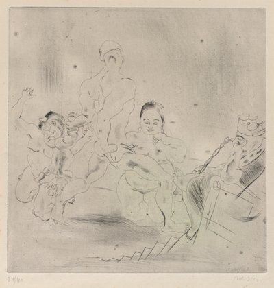 El juicio de Salomón de Jules Pascin