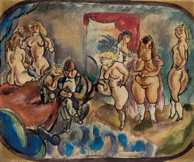 El cliente indeciso; Le client indecis, 1916 de Jules Pascin