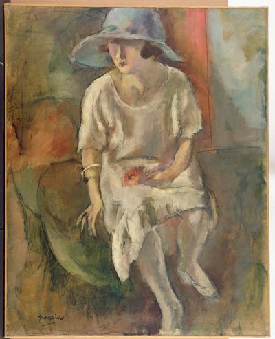 Mujer con sombrero, c.1920 de Jules Pascin