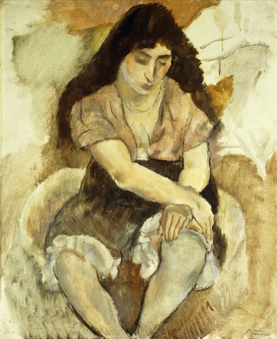 Joven Sentada de Jules Pascin