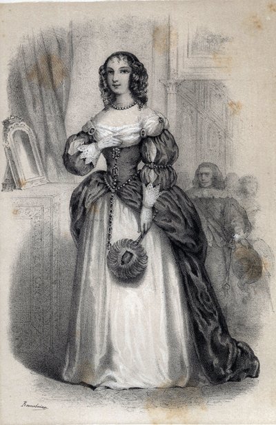 Retrato de Ana María de Gonzaga de Cleves, princesa palatina de Jules and Raunheim Hermann David