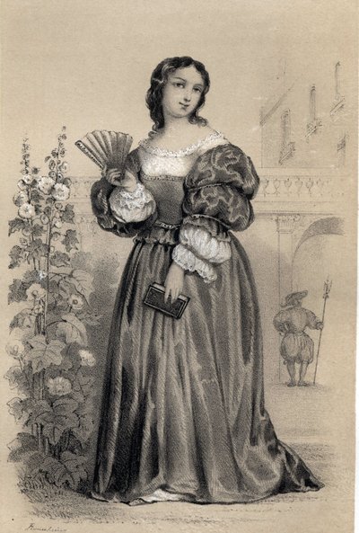Vittoria (Victoria) Colonna (1490 - 1547), marquesa de Pescaire (Pescara) mujer italiana de letras de principios del siglo XVI, de Jules and Raunheim Hermann David