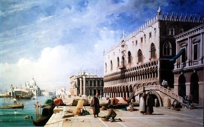 El muelle, Venecia de Jules Romain Joyant