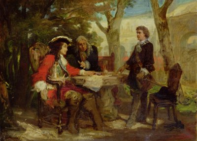 Encuentro entre Jean Cavalier y Claude Louis Hector, Duque de Villars de Jules Salles Wagner