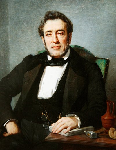 Retrato de Emilien Dumas, 1859 de Jules Salles Wagner