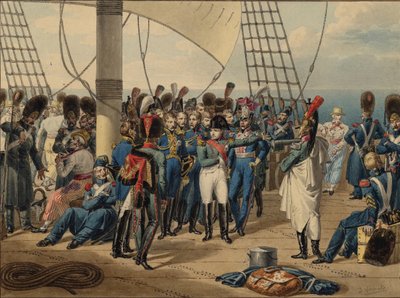 Napoleón regresando de la Isla de Elba, 1815 de Jules Vernet