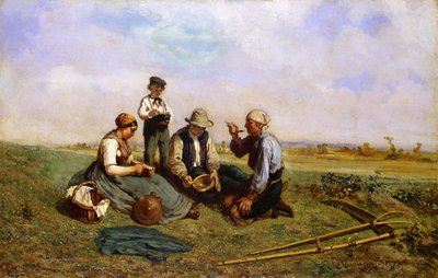 El Almuerzo de los Segadores, 1857 de Jules Veyrassat