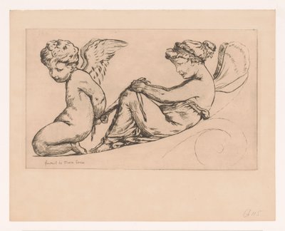 Psyche encadena Amor de Jules de Goncourt