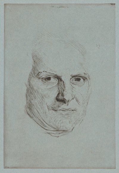 Máscara del Abate Raynal de Jules de Goncourt, after Maurice Quentin