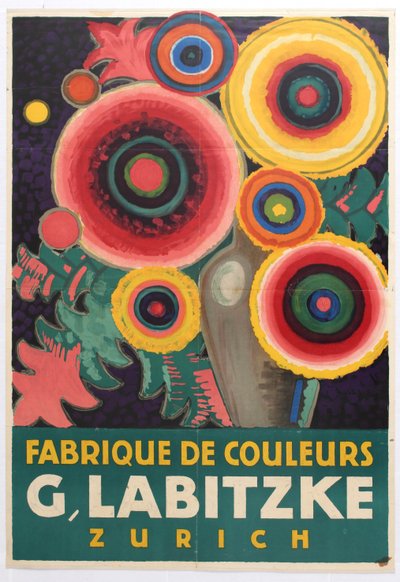 Pinturas de color Labitzke Zúrich, 1916 de Jules de Praetere