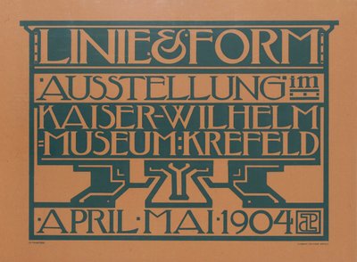 Exposición Línea y Forma, 1904 de Jules de Praetere