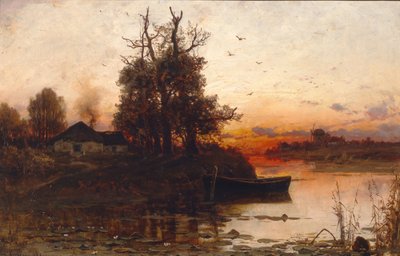 Silencio de la tarde, 1894 de Juli Julievich Klever