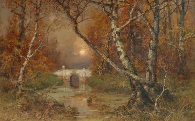 Parque descuidado, 1883 de Juli Julievich Klever