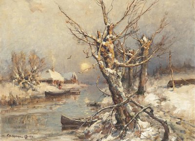 Sol de invierno, 1911 de Juli Julievich Klever