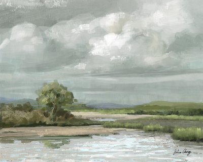 Paisaje sereno de un pantano de Julia Cheney