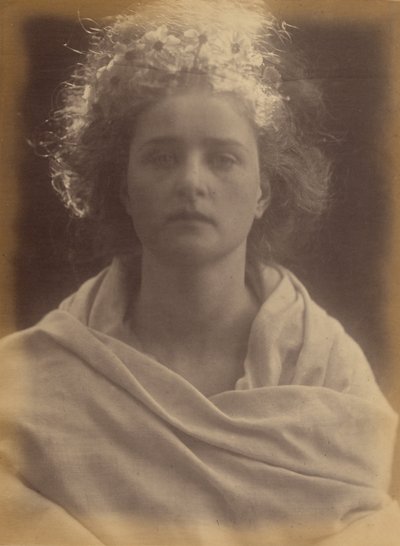 Aurora, diosa de la mañana, estudio de Emily Peacock de Julia Margaret Cameron