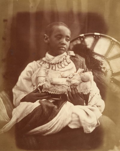 Déjatch Alámayou, hijo del rey Theodore, julio de 1868 de Julia Margaret Cameron