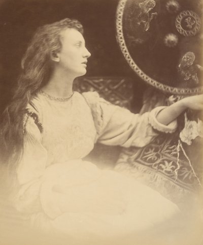 Elaine la doncella de Astolat, 1874 de Julia Margaret Cameron