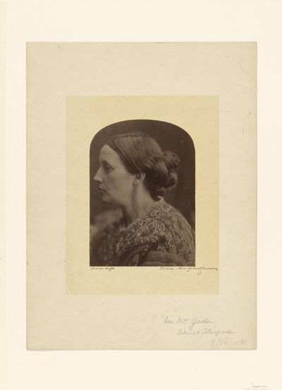 La honorable Sra. Gordon / Caroline Emilia Mary Hershel de Julia Margaret Cameron