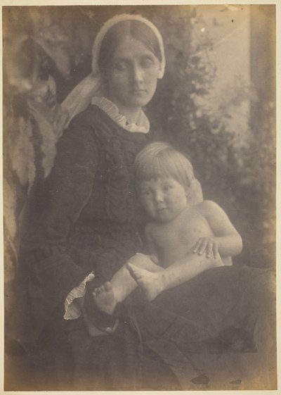 La señora Herbert Duckworth con Gerald Duckworth de Julia Margaret Cameron