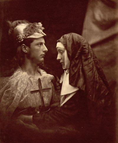 Sir Galahad y la monja pálida, 1879 de Julia Margaret Cameron