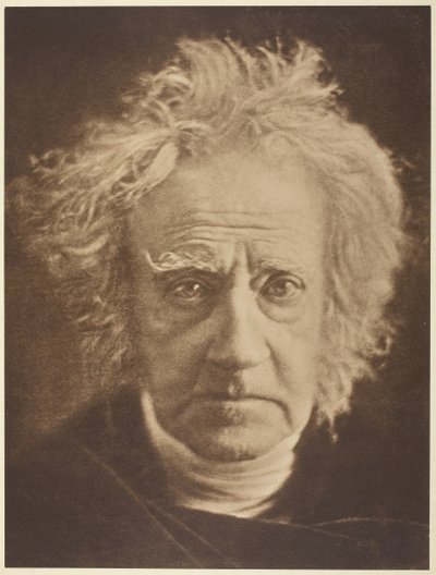 Sir John Herschel, 1867, impreso 1875 de Julia Margaret Cameron