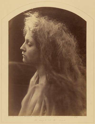 El ángel en la tumba de Julia Margaret Cameron