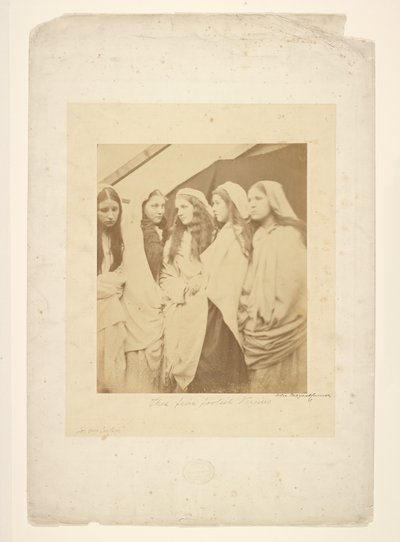 Las cinco vírgenes necias de Julia Margaret Cameron
