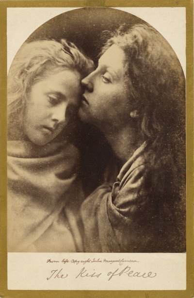 El beso de la paz de Julia Margaret Cameron