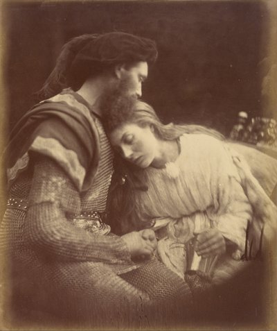 La despedida de Sir Lancelot y la reina Ginebra de Julia Margaret Cameron