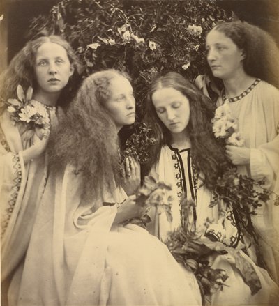 La rosaleda de las niñas de Julia Margaret Cameron